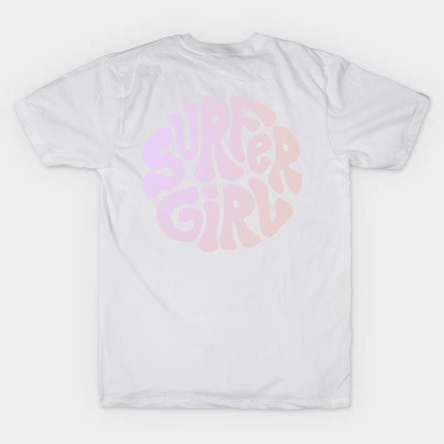 Surfer Girl Retro Logo by tarynosaurus